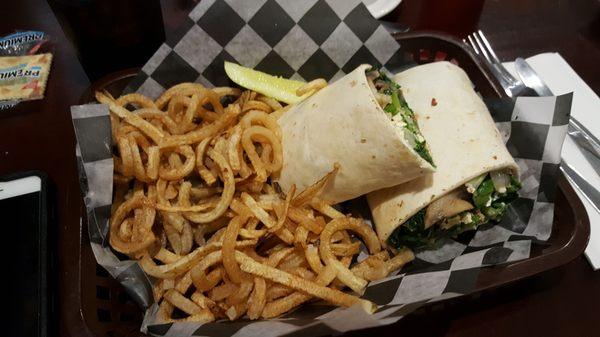 Veggie Wrap at Seneca Hawk Diner