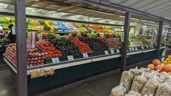 Interior produce section