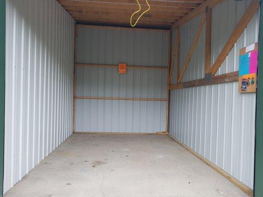 One of our 10x15 storage units