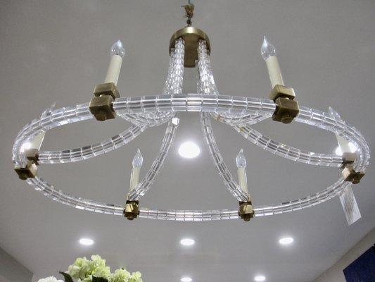 Visual Comfort Crystal Chandelier