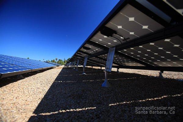 Our solar installation at Bishop Diego High School.