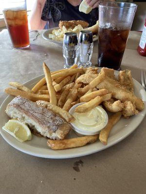 My Lake Perch with French fries