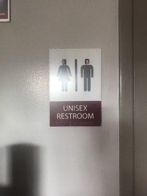 Unisex bathroom