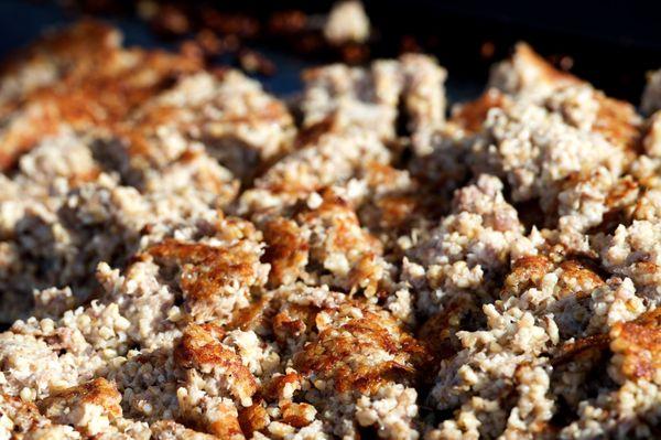 Goetta Crumbles are perfect on everything!