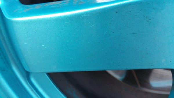 Powdercoat cracks from improper prep 2.