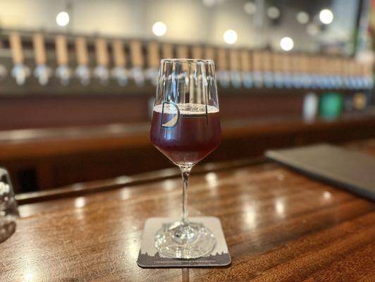 Brasserie Cantillon's "Sang Bleu" [Camerise] (Blue Honeysuckle Berry Lambic)