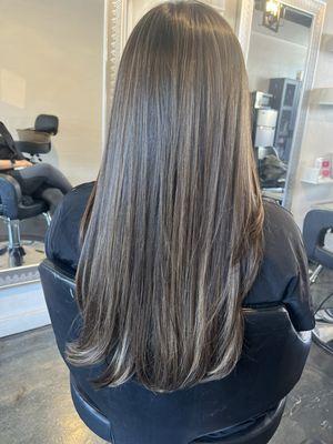 After - partial highlights