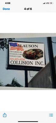 SLAUSON COLLISION CENTER INC.                               2525 W Florence Ave            Los Angeles, CA 90043