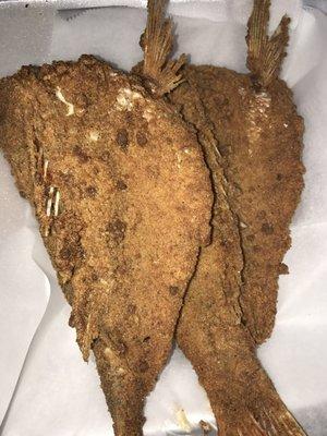 Fried red snapper