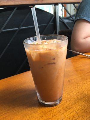 Thai iced tea.