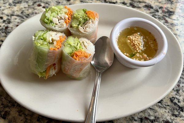 Spring Rolls with Chicken