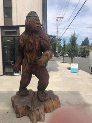 Sasquatch is outside now!  Check out their new digs across the street from their old digs!