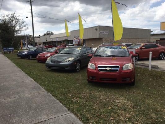 We have good used cars with low down payments and low weekly payments. And we are currently under new Management!