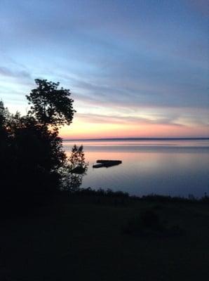 Sunrise on Lake Superior.