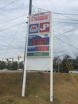 Yeah, right? $1.78