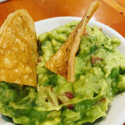 Guacamole and chips