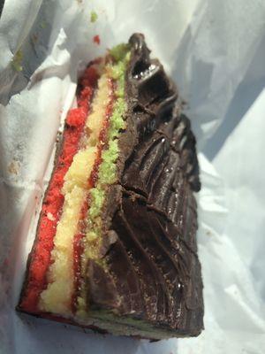 7 layer cookie AKA rainbow cookie AKA delicious