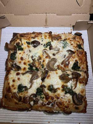 neo mushroom pizza - $38!