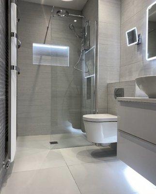 Bathroom remodeling and toilet installation