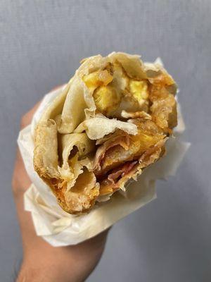 KRISP Morning Burrito (TikTok: @justandyvu)