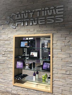 Anytime Fitness, Fort Pierce Orange Ave location this is at the entrance