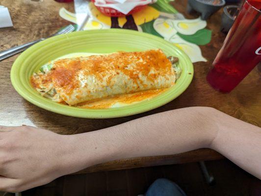 The listed California burrito that wasn't a true Cali Burrito. Missing key ingredients