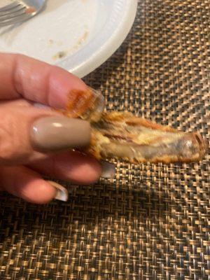 Dry chicken wing !