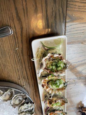 Baked Oysters on Happy Hour menu