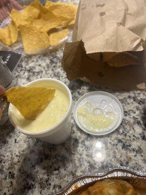 Cheese Dip with Chips