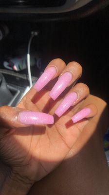 Pink glitter Full Set for a nice affordable price