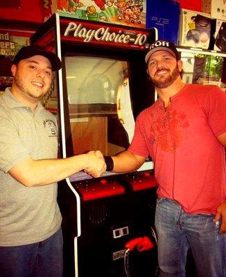 WWE Star AJ Styles purchased our Playchoice 10 !