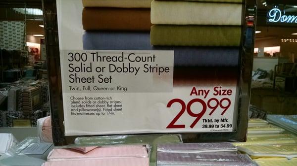 These sheets are on a great sale.