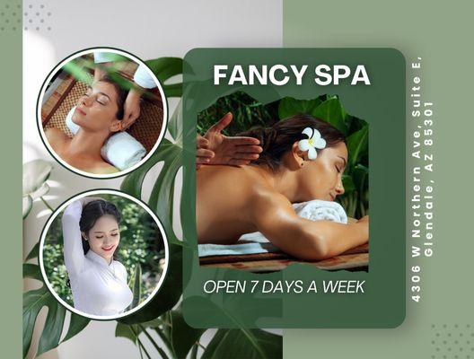 Here at Fancy Spa, we are a proud Asian Spa located in Glendale, AZ  !