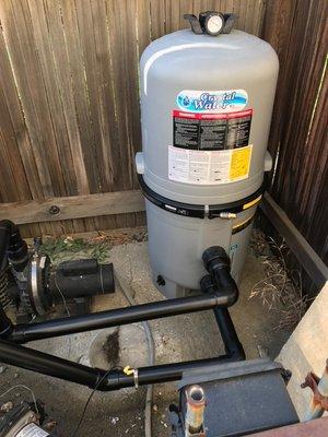 New Water Way Crystal Filter installation.