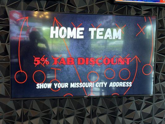 Show your Mo City address for 5% discount