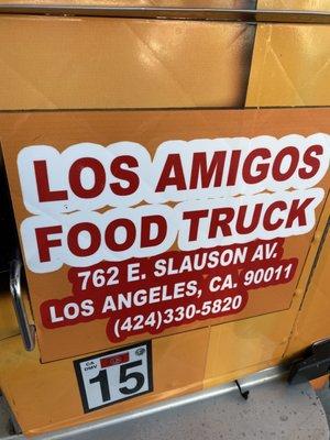 This truck is on Santa Monica Blvd. and their chilaquiles are my absolute most favorite! Better than all restaurants all over LA!