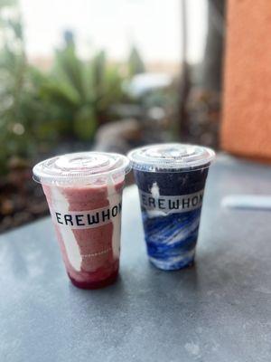 Hailey Bieber Smoothie & Blueberry Cobbler Smoothie