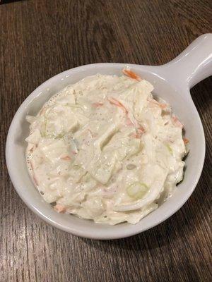 Coleslaw has a unique taste