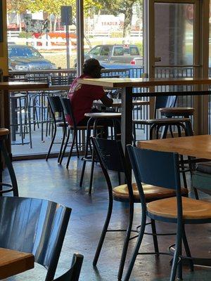 All the booths were disgusting, workers just sat on their phones for 20 minutes.