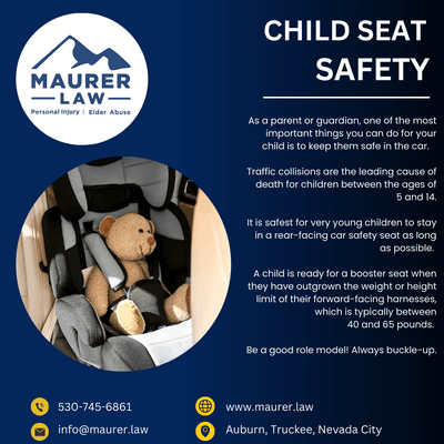 Some information about child seat safety.