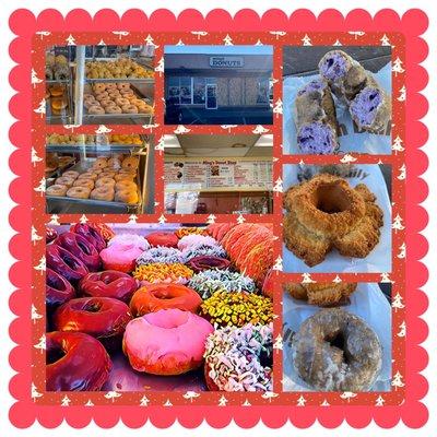 Montage of images from Ming's Donuts