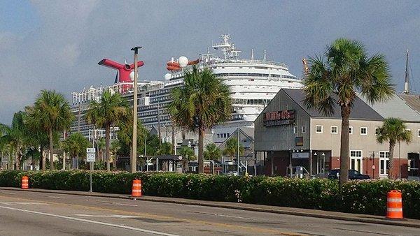 Cruise Ship at Galveston Cruise Port