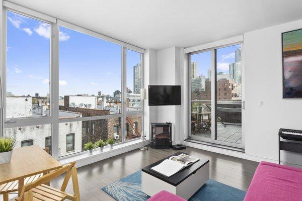 PentHouse 1Br/1Ba with Large Private Terrace. 11-35 45th Ave. #6D - asking $1,055,000.