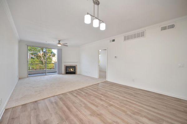 Dining/Living room at Missions at Rio Vista Apartments in San Diego