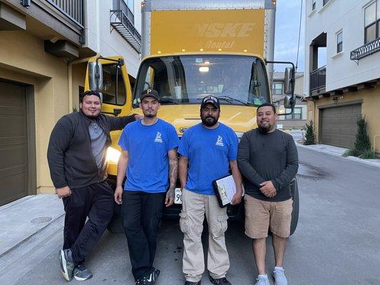 The same moving team has helped us move multiple times!