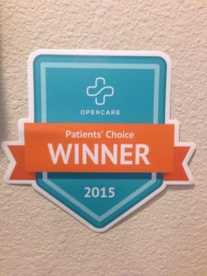 Thank you to our patients for voting us one of the best clinics in Spring/The Woodlands