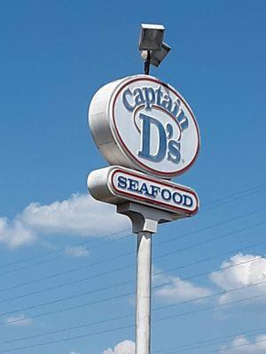 A Classic "Captain D's" sign