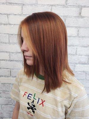 Fall fun! Copper hair.