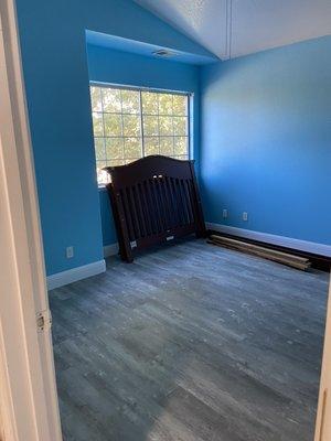 Paint and floors installation