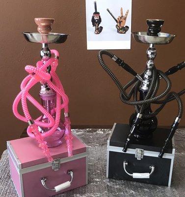 Suit case hookahs  2 hoses $ 40.00